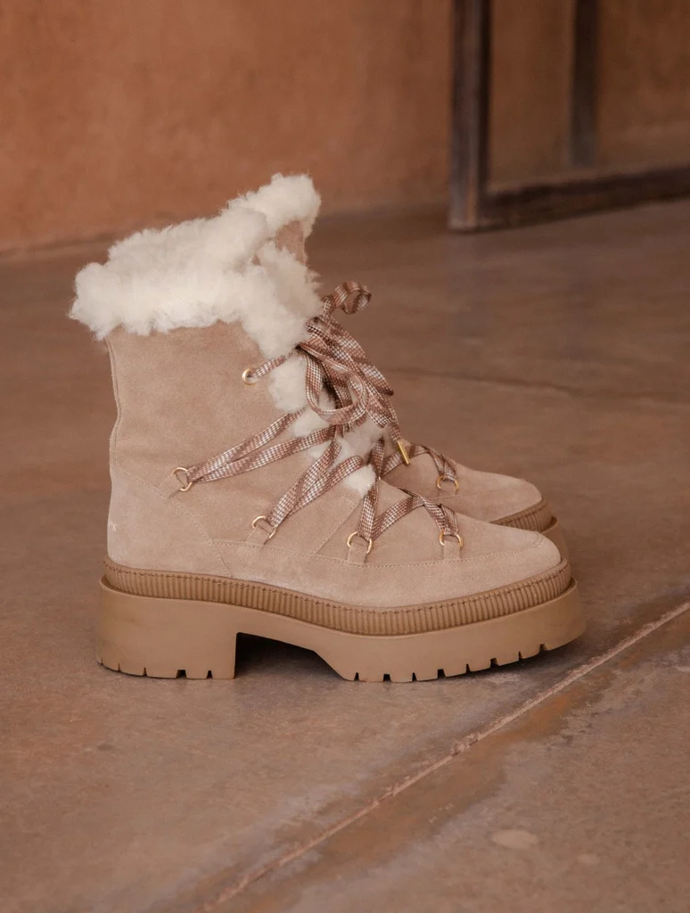 Iga - Taupe Mohair