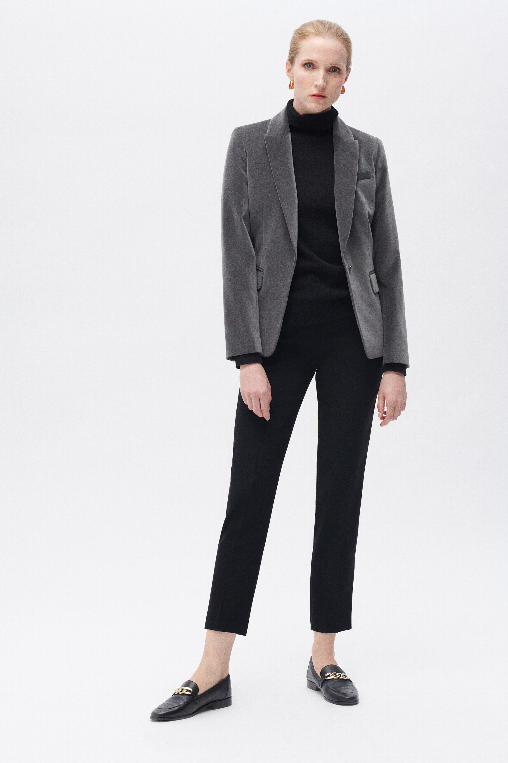 blazer aurora gris fonce femme