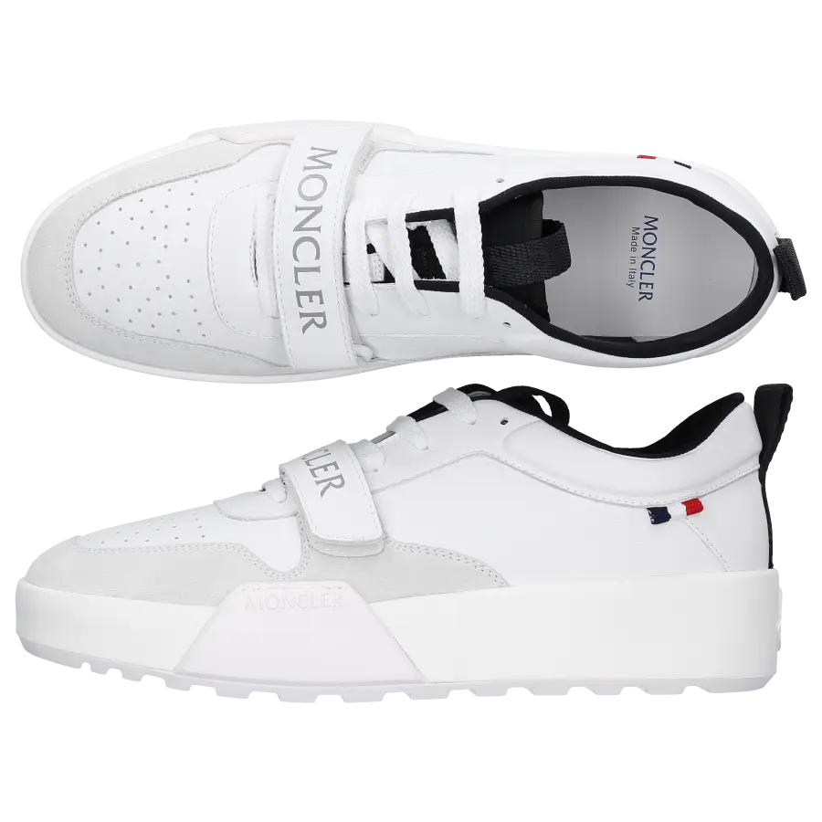 Moncler - Sneaker low H109A Kalbsleder - weiß