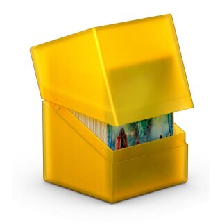 Ultimate Guard Boulder Deck Case 100+ Standard Size Amber
