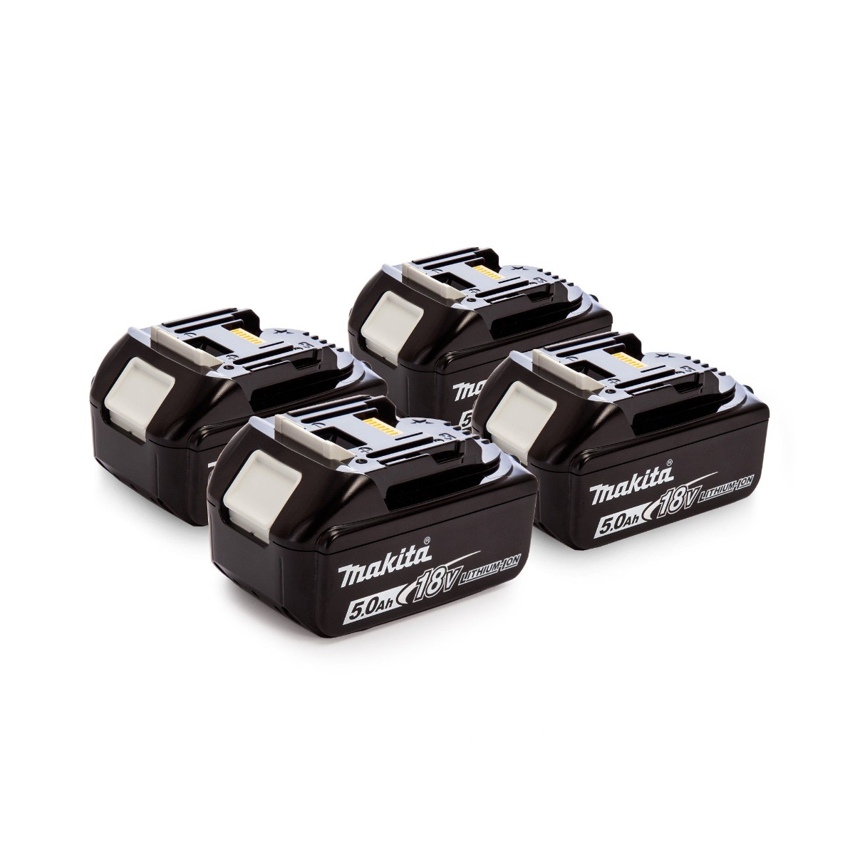 Makita tilbehør BL1850BQUARTET BL1850B 4-pakning - 4 x akkumulator 18 Volt 5.0Ah Li-Ion
