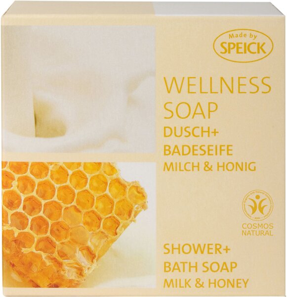 Speick Naturkosmetik Made by Speick Wellness Soap Milch & Honig Stückseife