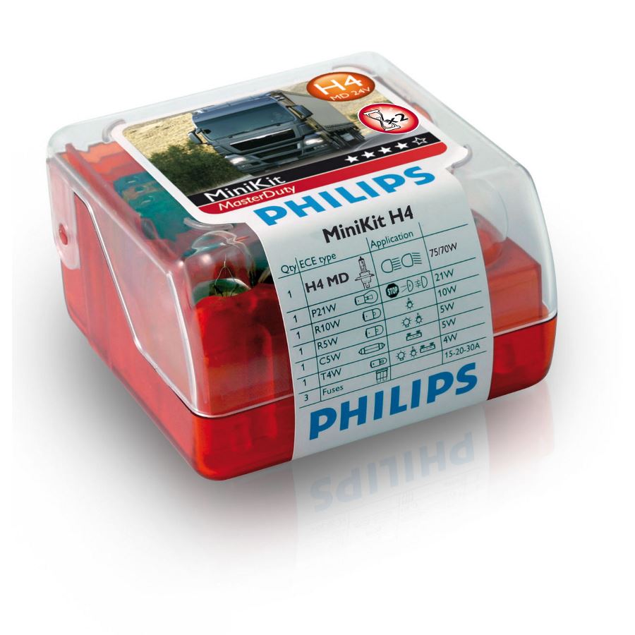 Philips Masterduty Minikit H4 Ersatzlampenkasten - ATU