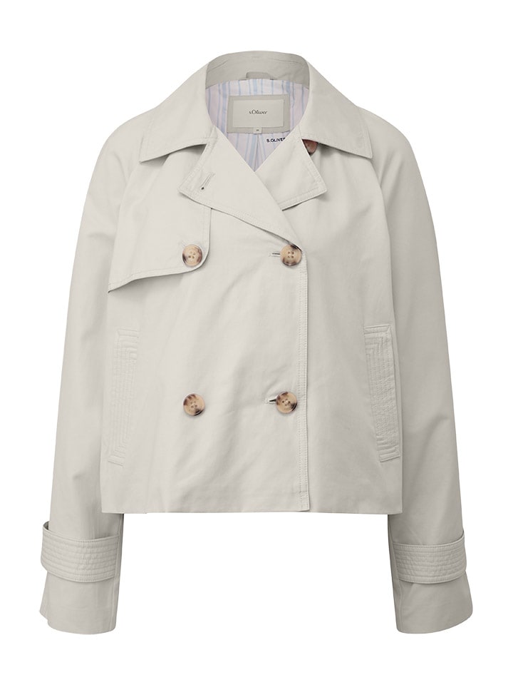 s.Oliver Trenchcoat in Creme günstig kaufen