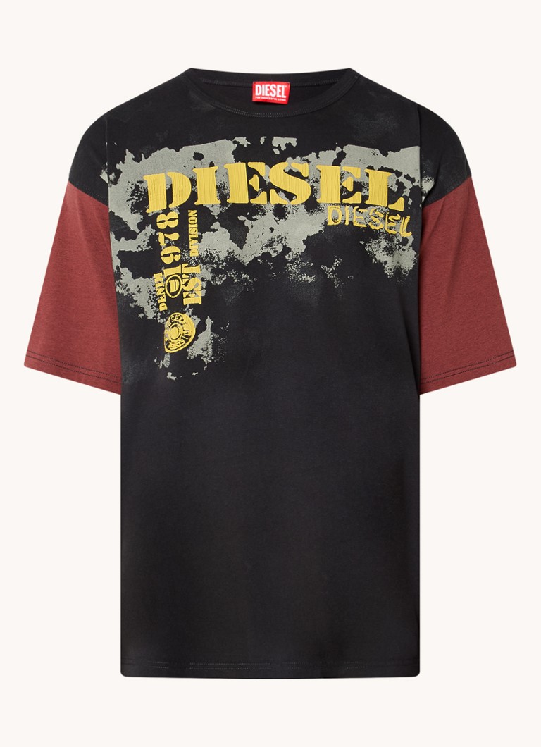 Tricou Diesel T-Boxt-Q4 cu logo imprimat