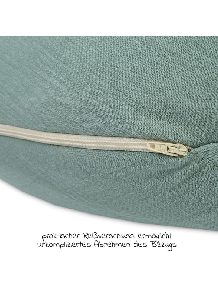 Julius Zöllner Stillkissen Mikroperlen-Füllung inkl. Bezug 190 cm in gruen günstig kaufen onesize