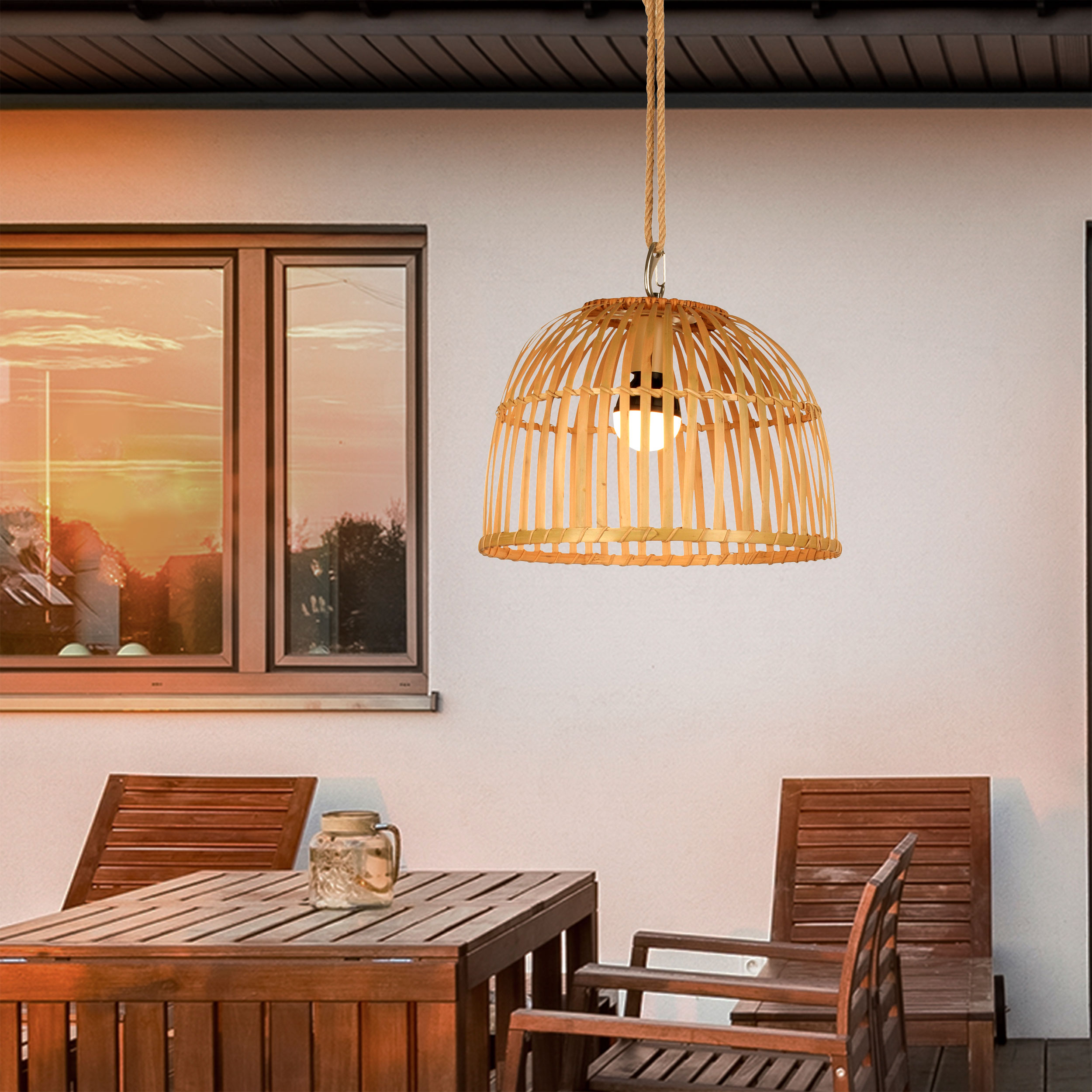 JUST LIGHT.LED-Akku-Pendelleuchte 1flg