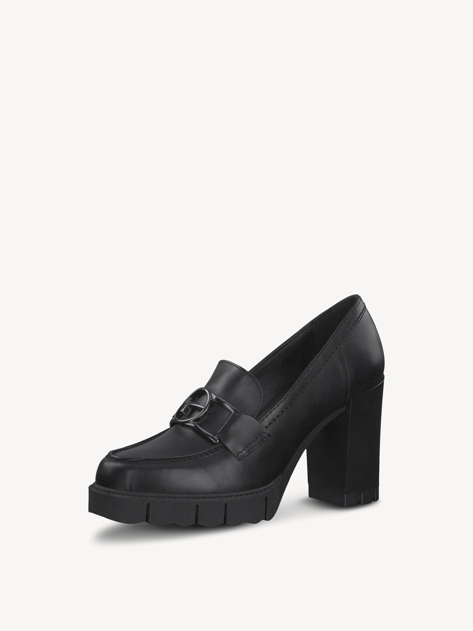 Trotteur en cuir - noir