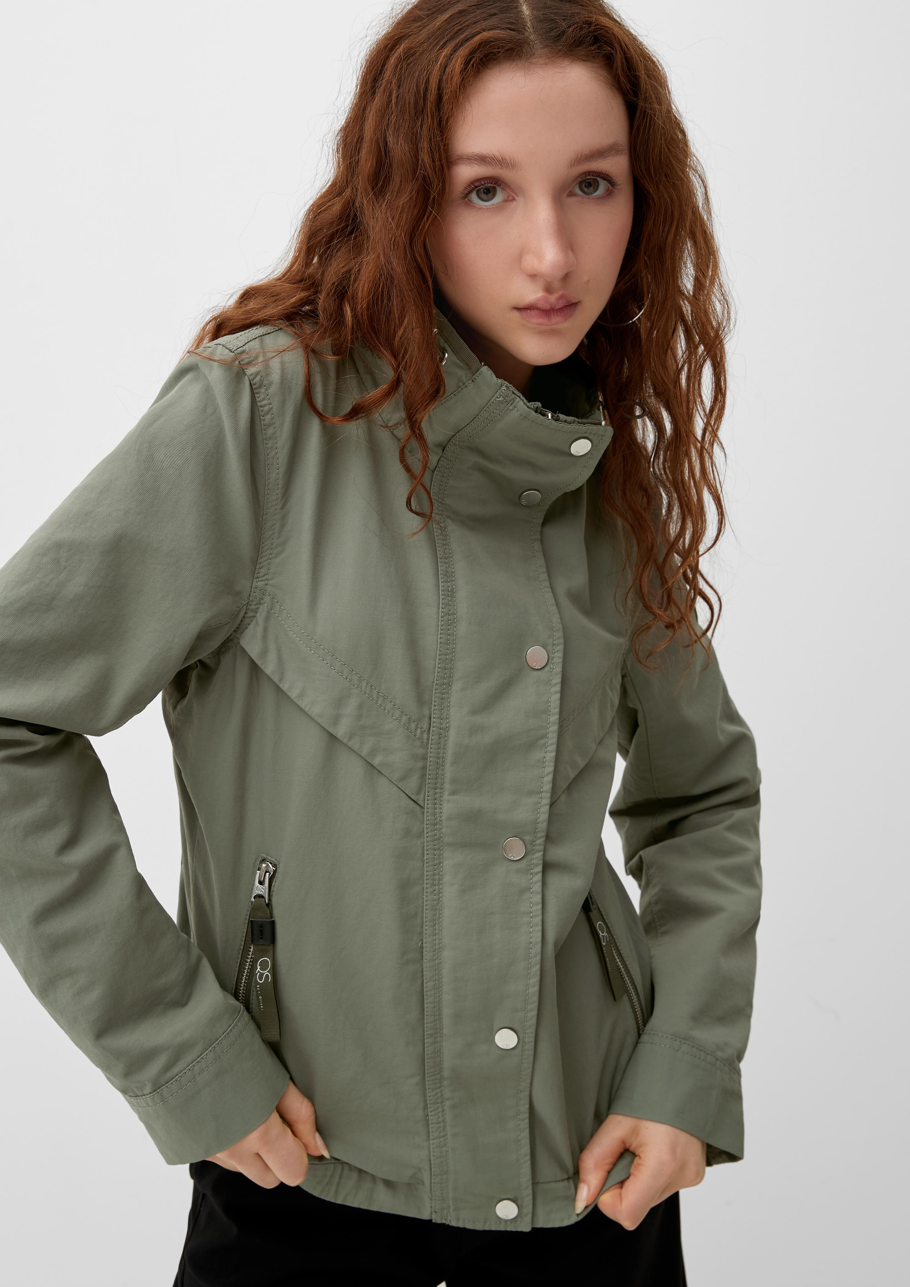 Twilljacke mit Stehkragen  2123939-7807
