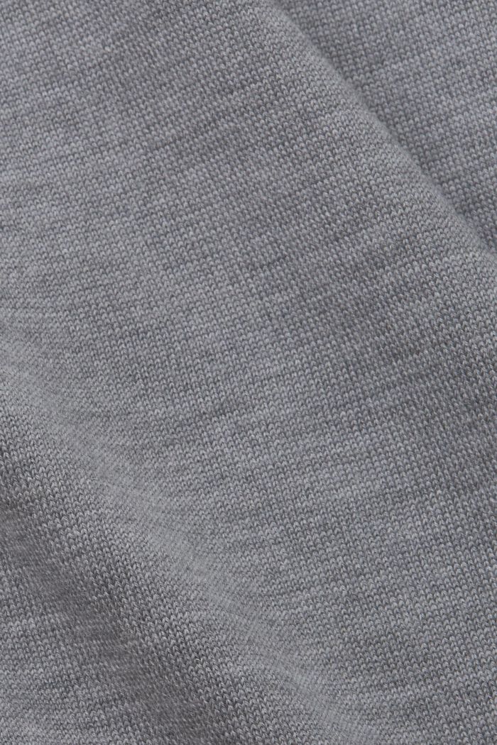 Wollpullover mit Rundhalsausschnitt