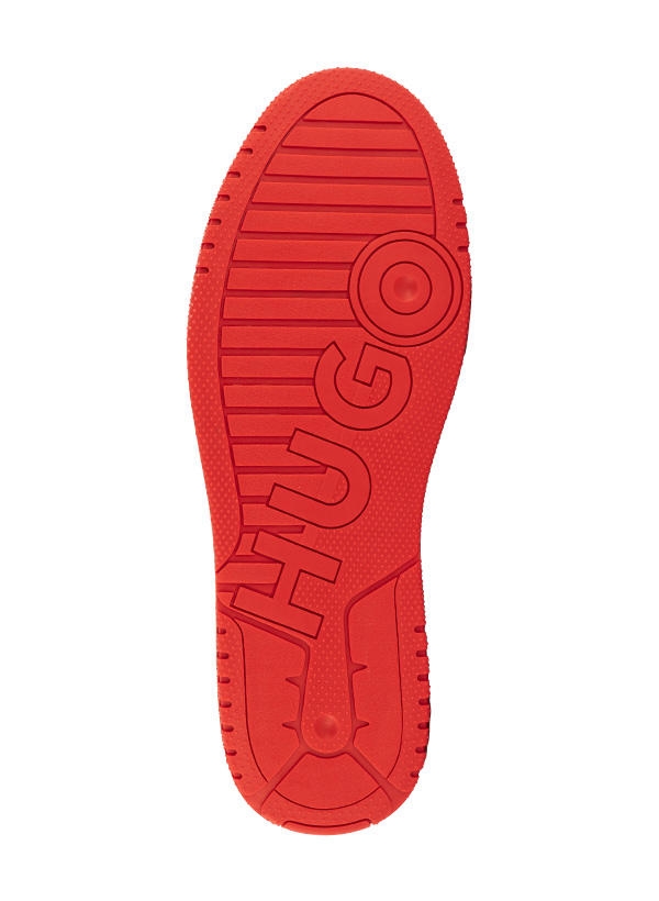 HUGO, Sneaker Hadrian, Material-Mix, schwaz