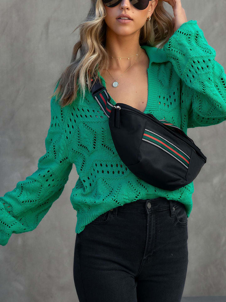Milan Kiss Pullover in Grün günstig kaufen