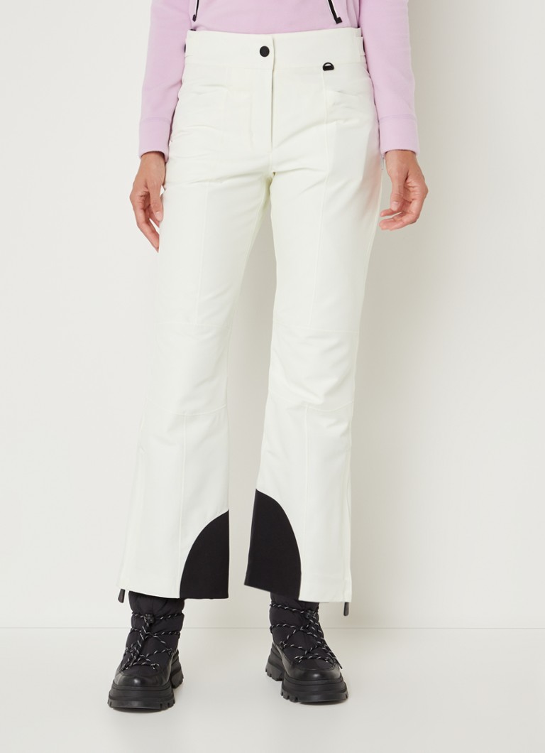 Calça de esqui acolchoada Moncler Gore-Tex de cintura alta e corte flare