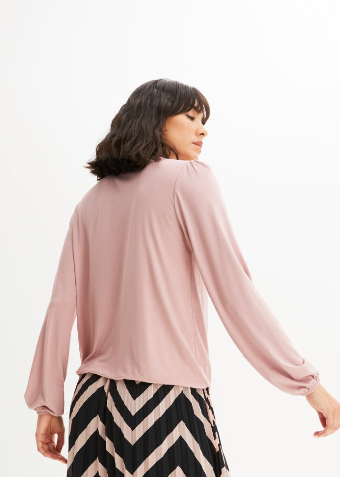 Langarmshirt mit Spitze