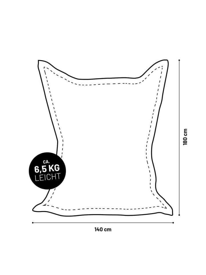 Lumaland LUMALAND Sitzsack Classic XXL (380 L) - In- & outdoor - Rotwein günstig kaufen onesize