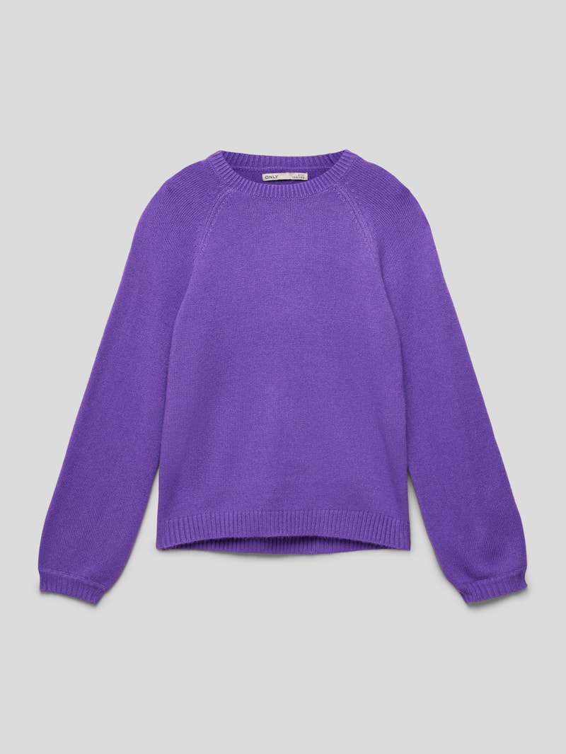 Strickpullover aus Viskose-Mix Modell 'KONLESLY KINGS' in purple