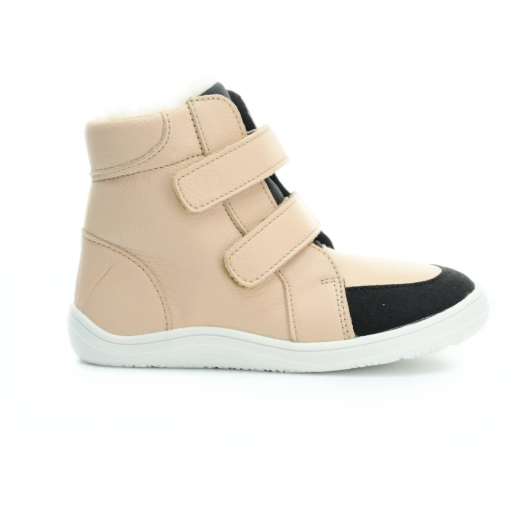 Baby Bare Febo Winter Nude (mit Membran/Asfaltico) beige Barfußstiefeletten