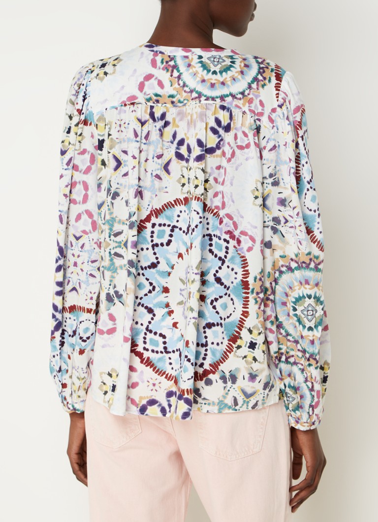 ba&sh Luigi blouse with print