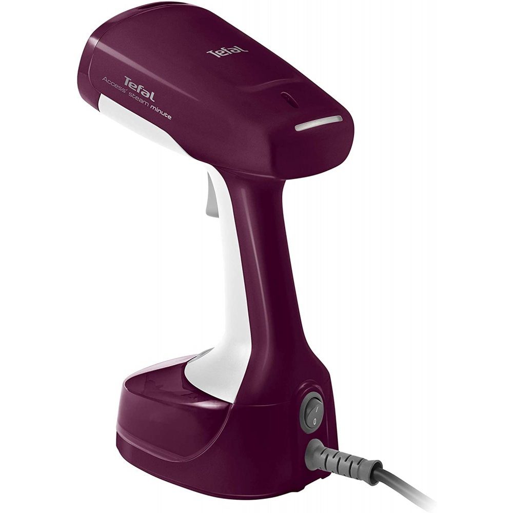 Tefal Dampfbürste Access Steam Minute Dampfglätter-Dampfbürste 1100 Watt Lila/Grau/Weiß, 1100 W