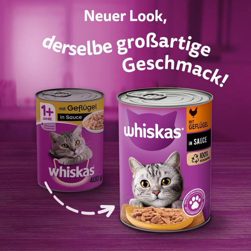 Sparpaket Whiskas 1+ Dose 24 x 400 g zu TOP-Preisen