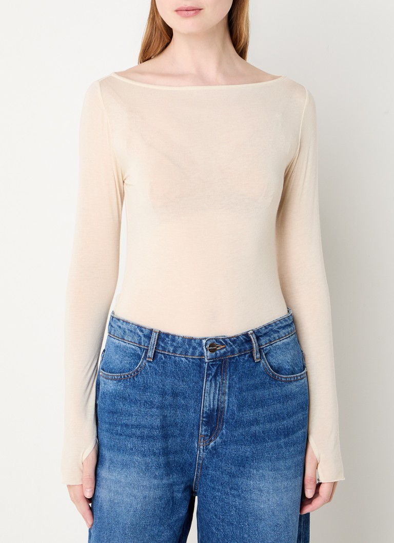 Tricou cu mânecă lungă Alchemist Dust din material elastic, semitransparent