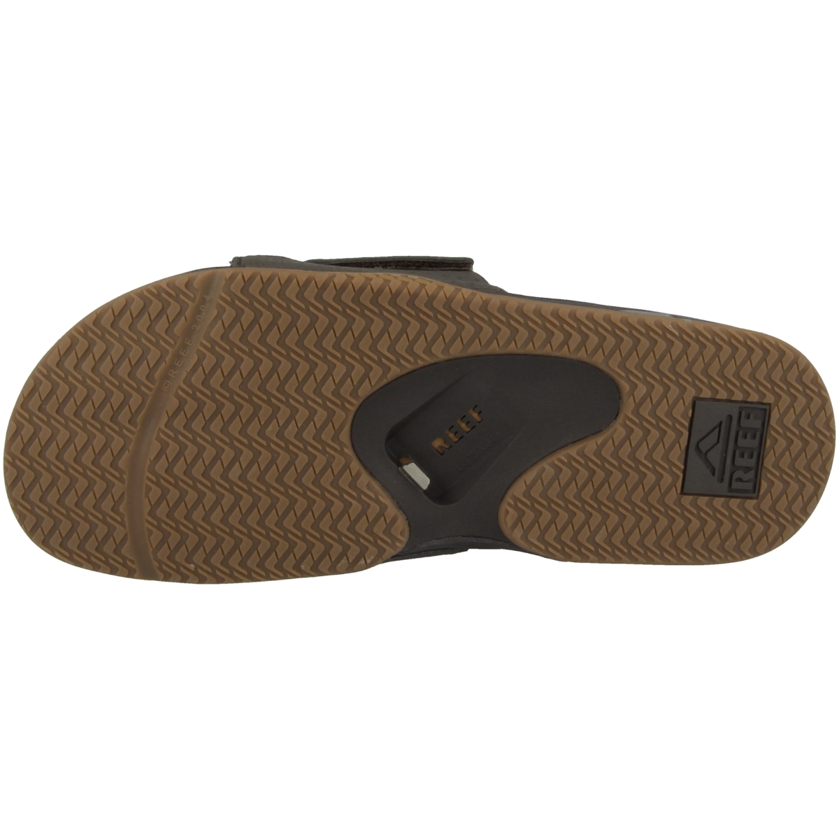 Reef Fanning Slide Sandale braun