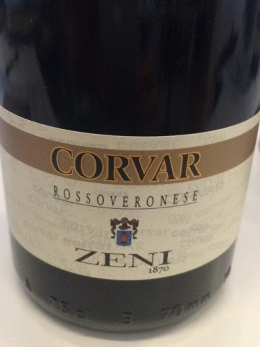 ZeniCorvar Rosso Veronese 2020