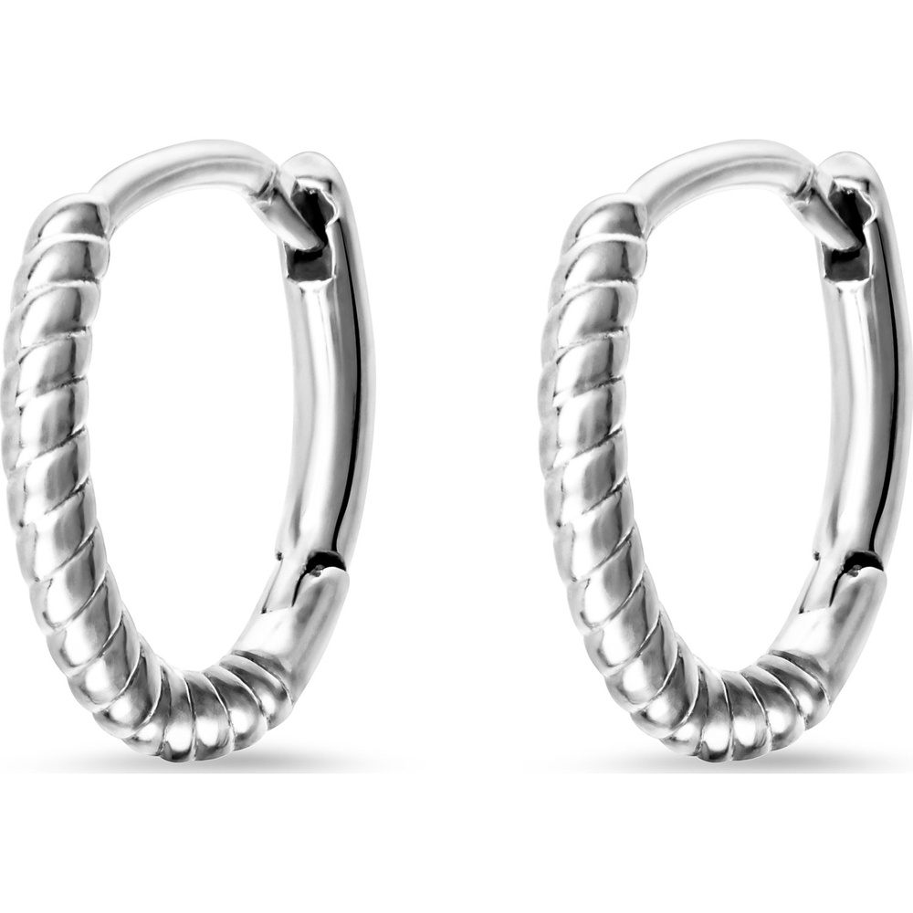 FAVS Créoles 925 Argent Boucles d'oreilles