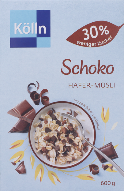 Kölln Schoko 30% weniger Zucker Hafer-Müsli
