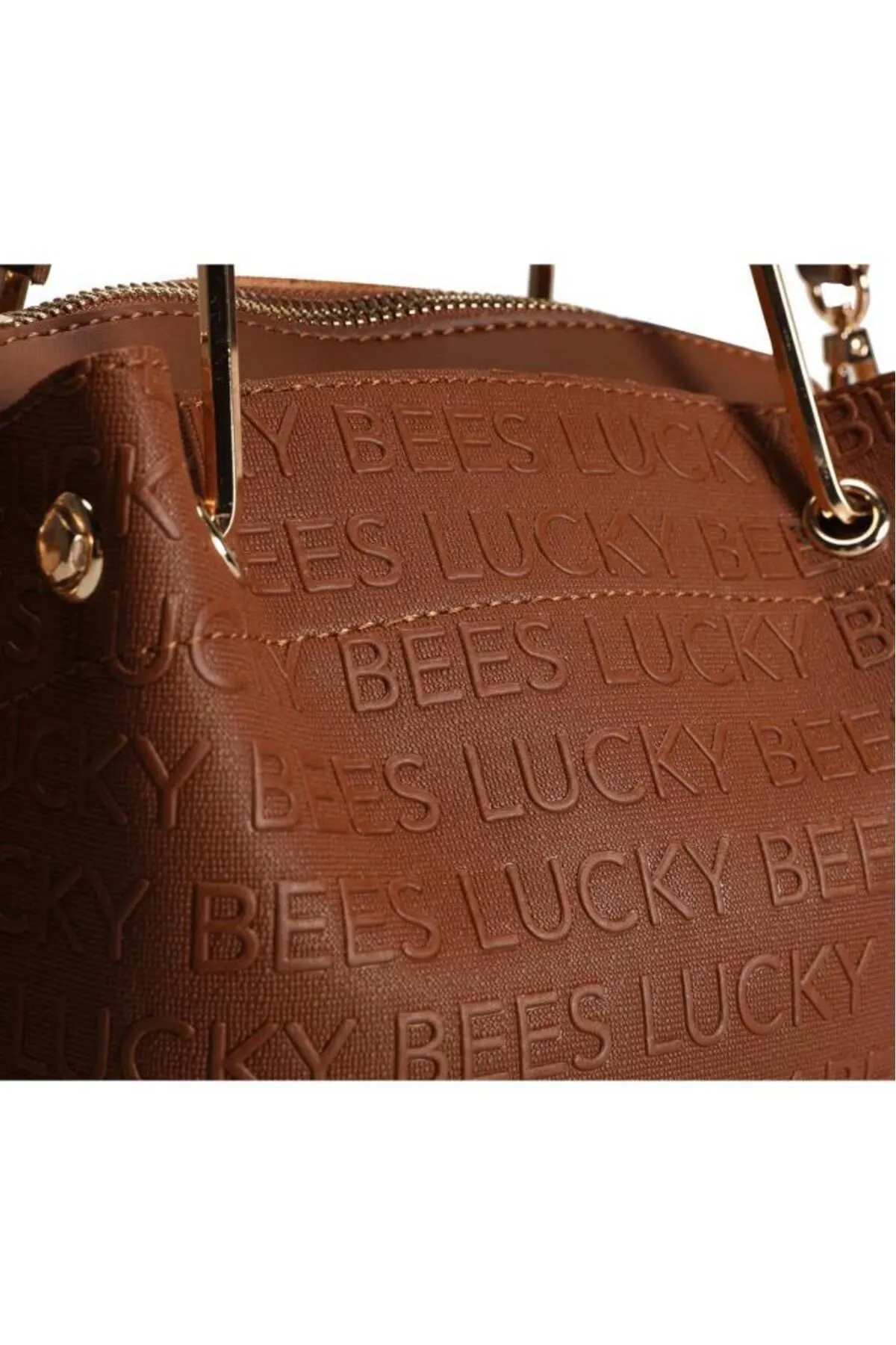 Lucky Bees  Gemusterte Damen-Hand- und Umhängetasche