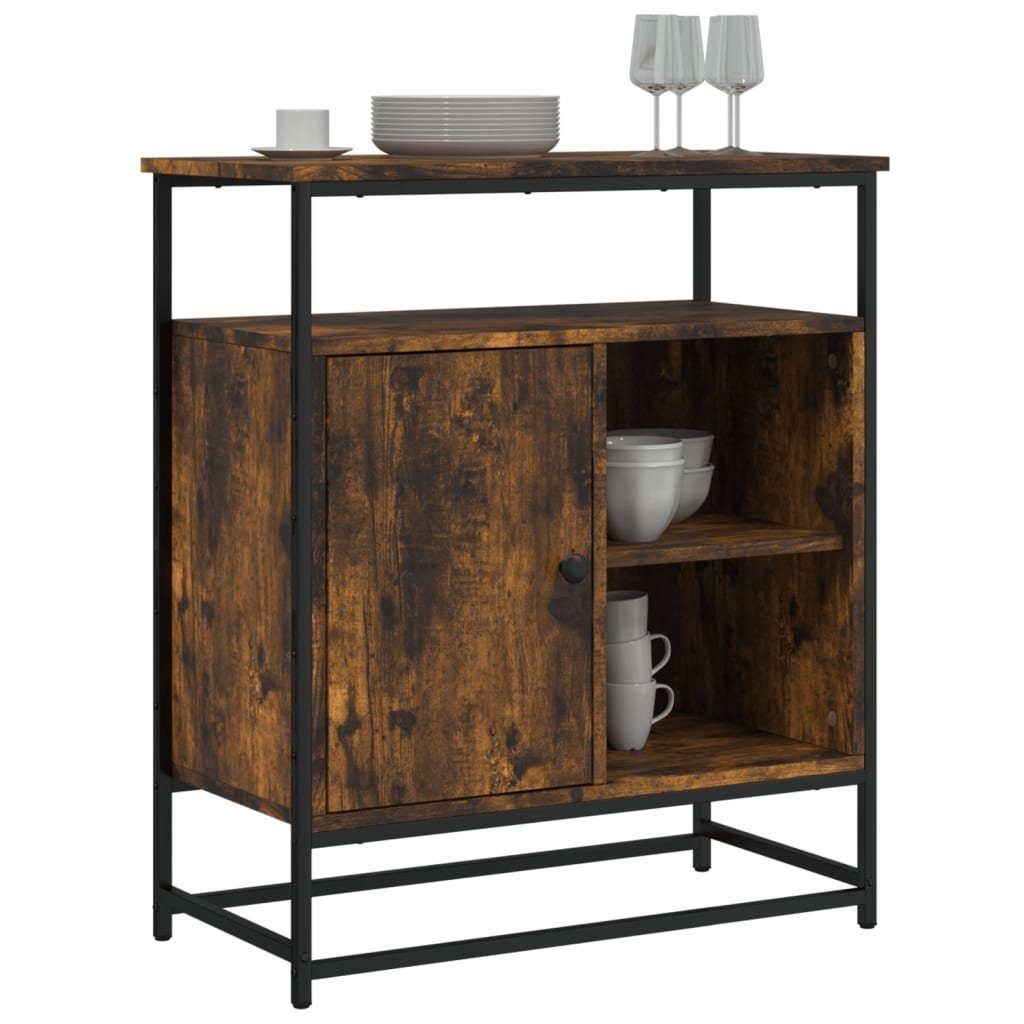 vidaXL Sideboard Sideboard Räuchereiche 69x35x80 cm Holzwerkstoff (1 St)