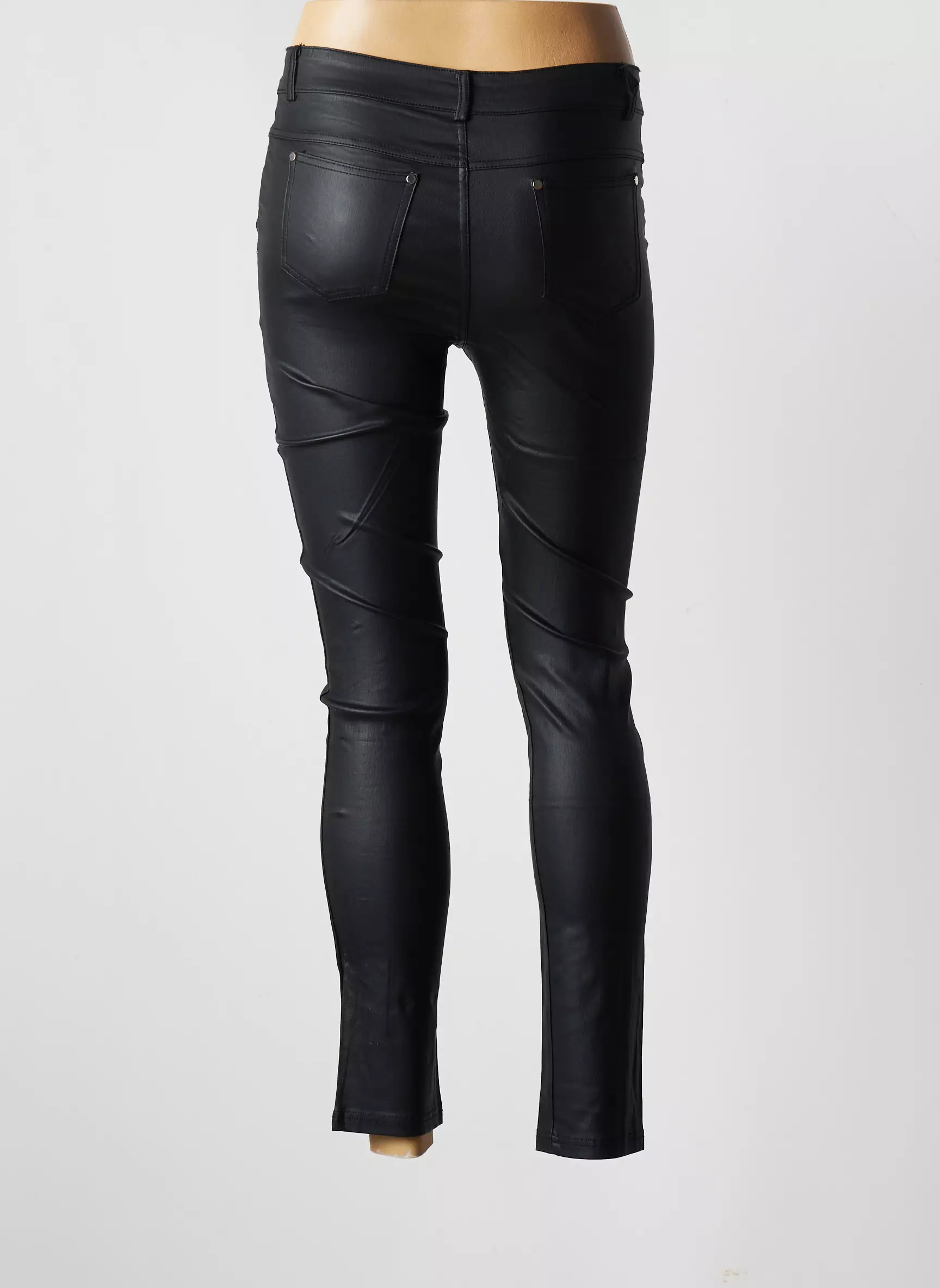 X Max Pantalons Slim Femme couleur noir