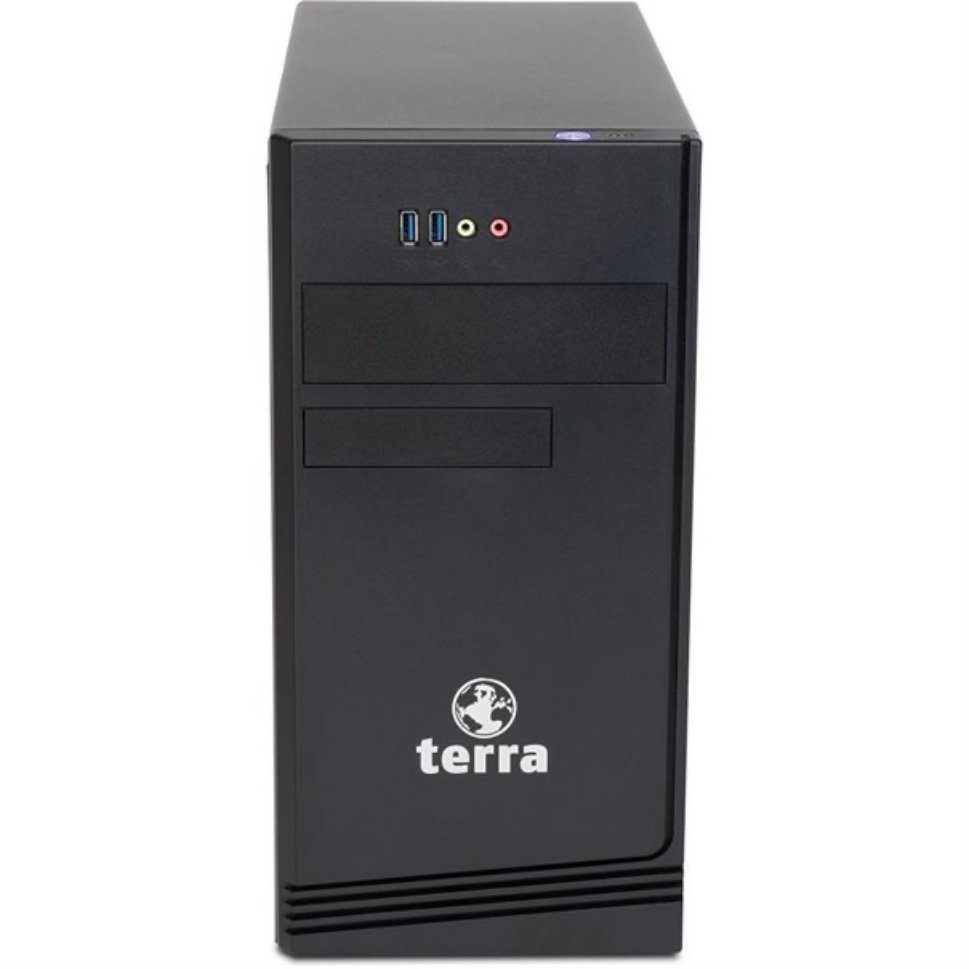 TERRA PC-BUSINESS 4000 SILENT Business-PC (Intel Core i3, Intel UHD Graphics 630 (1100 MHz), 8 GB RAM, 500 GB SSD, 1x DP, 1x HDMI, 1x VGA Unterstützt Dual-Monitoring)