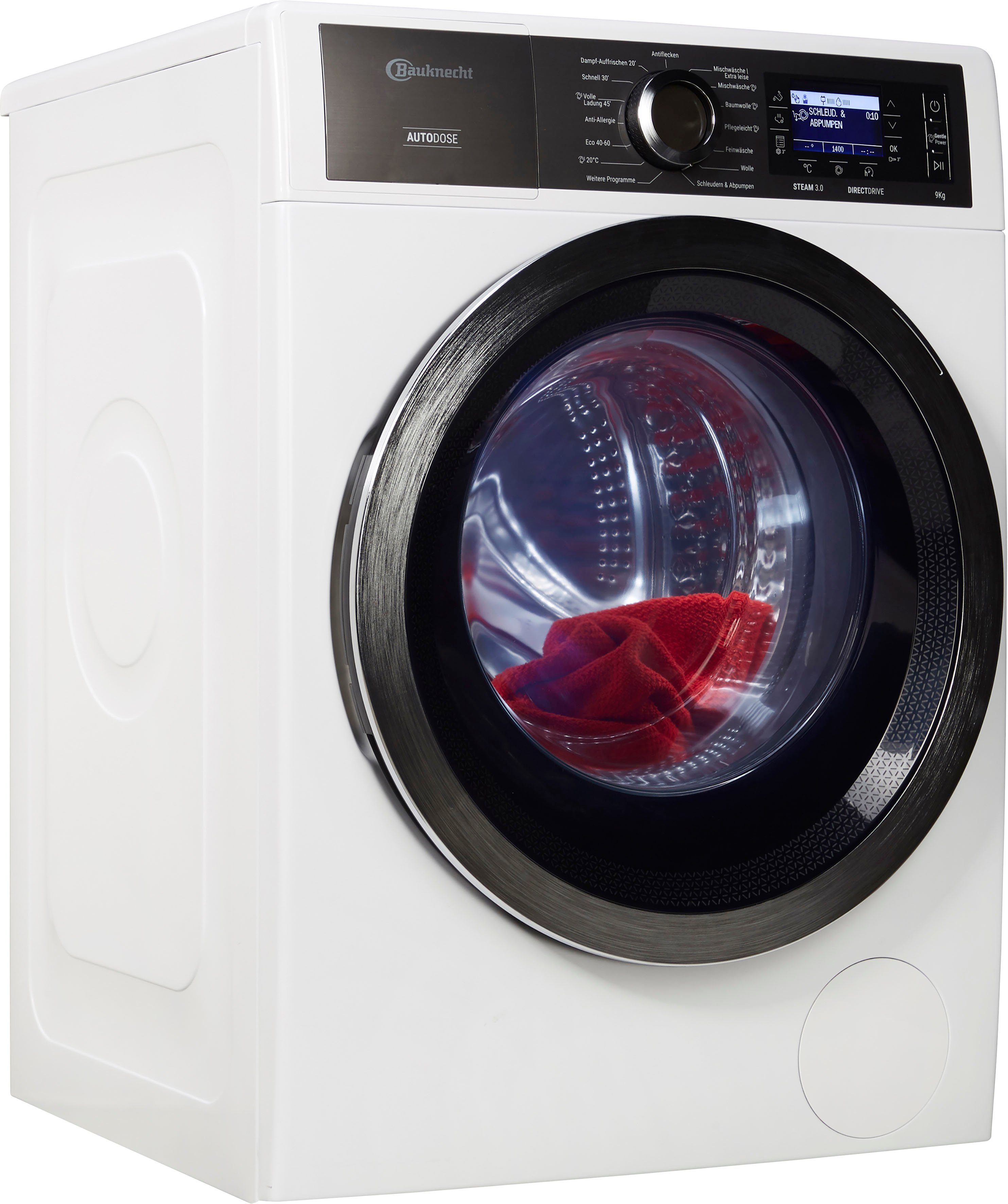 BAUKNECHT Waschmaschine B8 W946WB DE, 9 kg, 1400 U/min, AutoDose, 4 Jahre Herstellergarantie