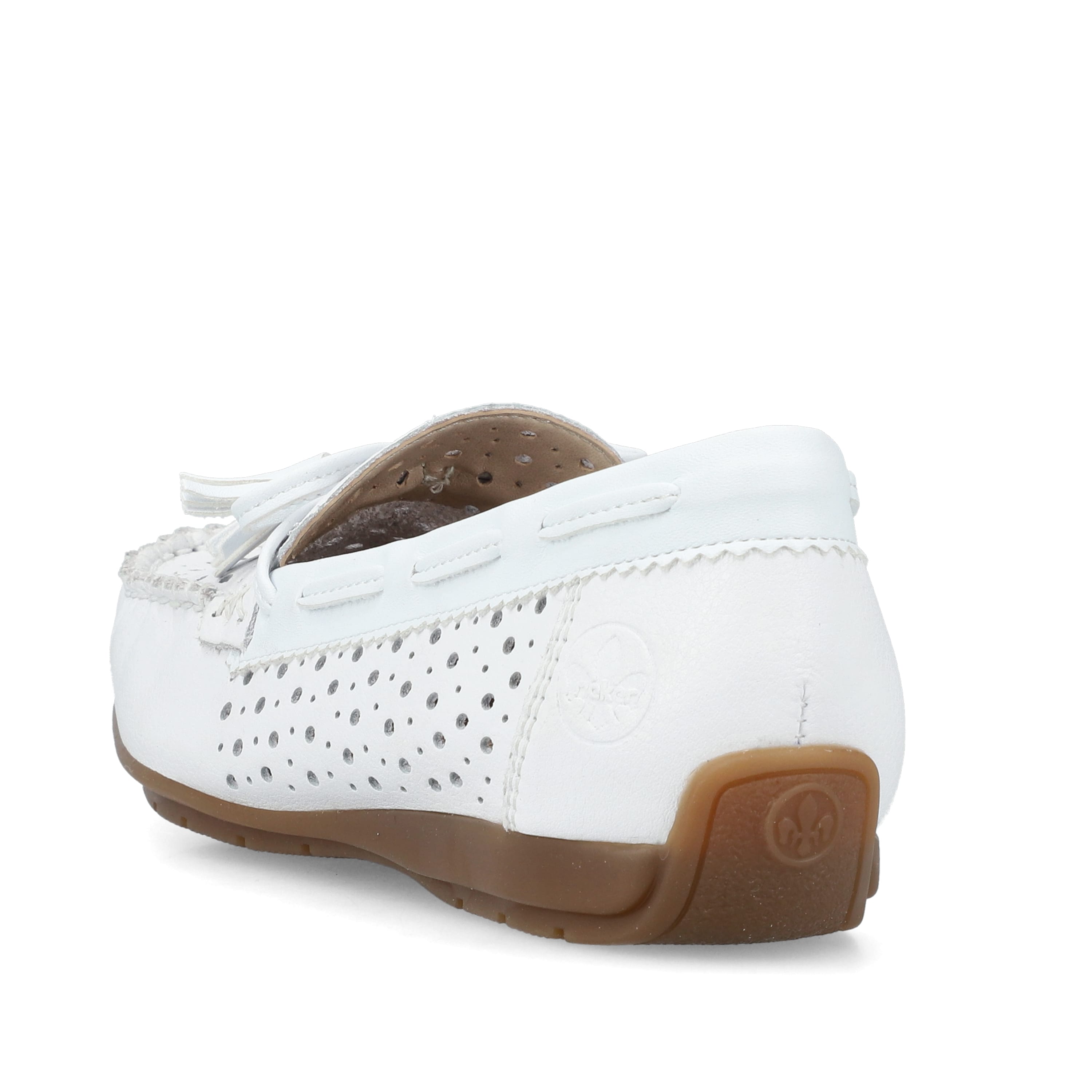 Rieker Damen Loafer reinweiss