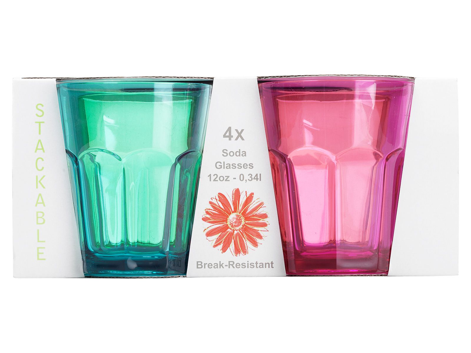 Flamefield Soda Gläser Set