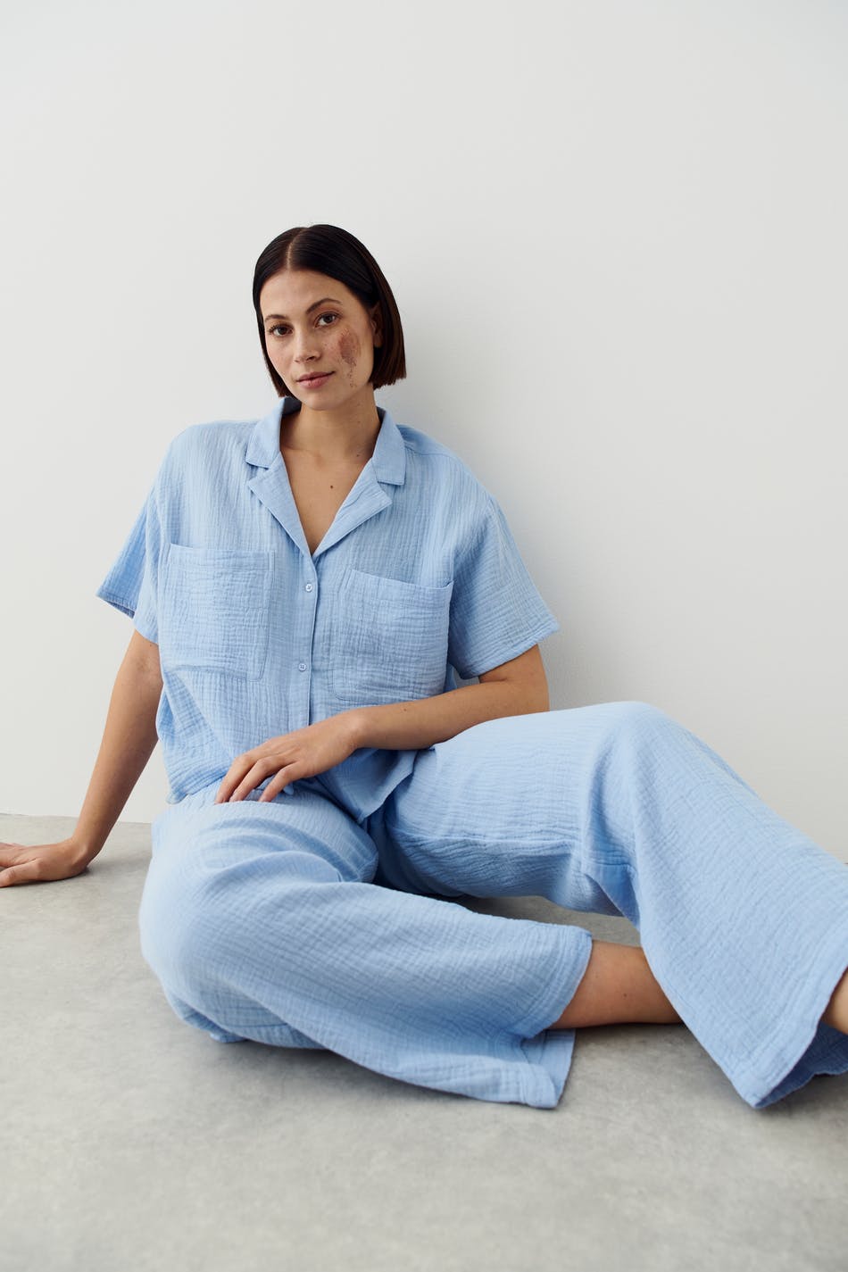 Gauze pyjamas trousers