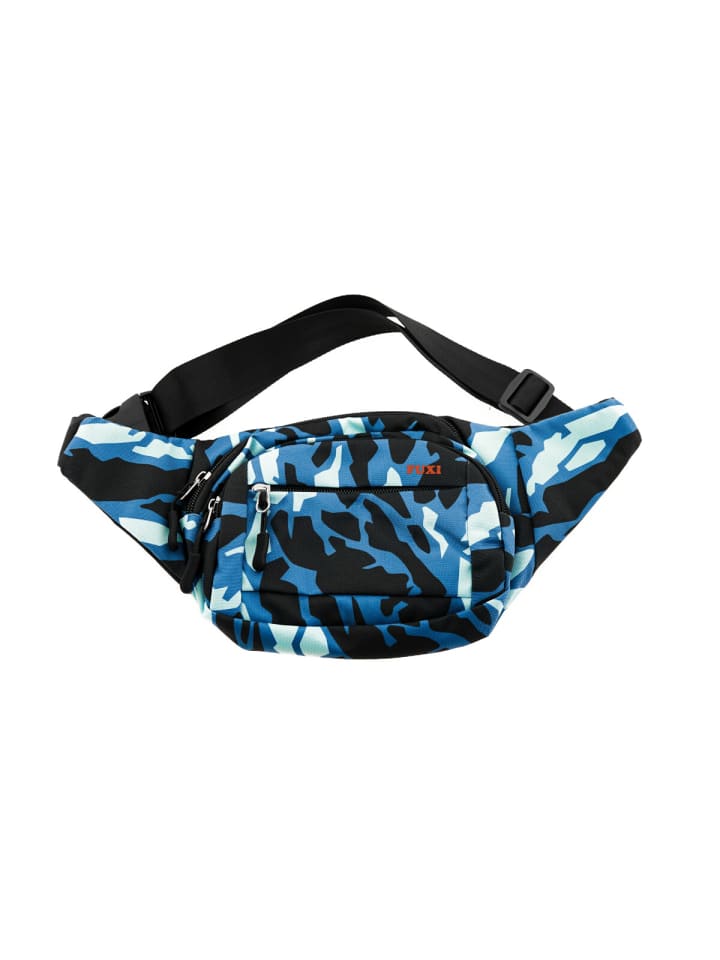 COFI 1453 Umhängetasche aus Polyester Gürteltasche mit 3 Fächern sicherer in Motiv1 günstig kaufen onesize
