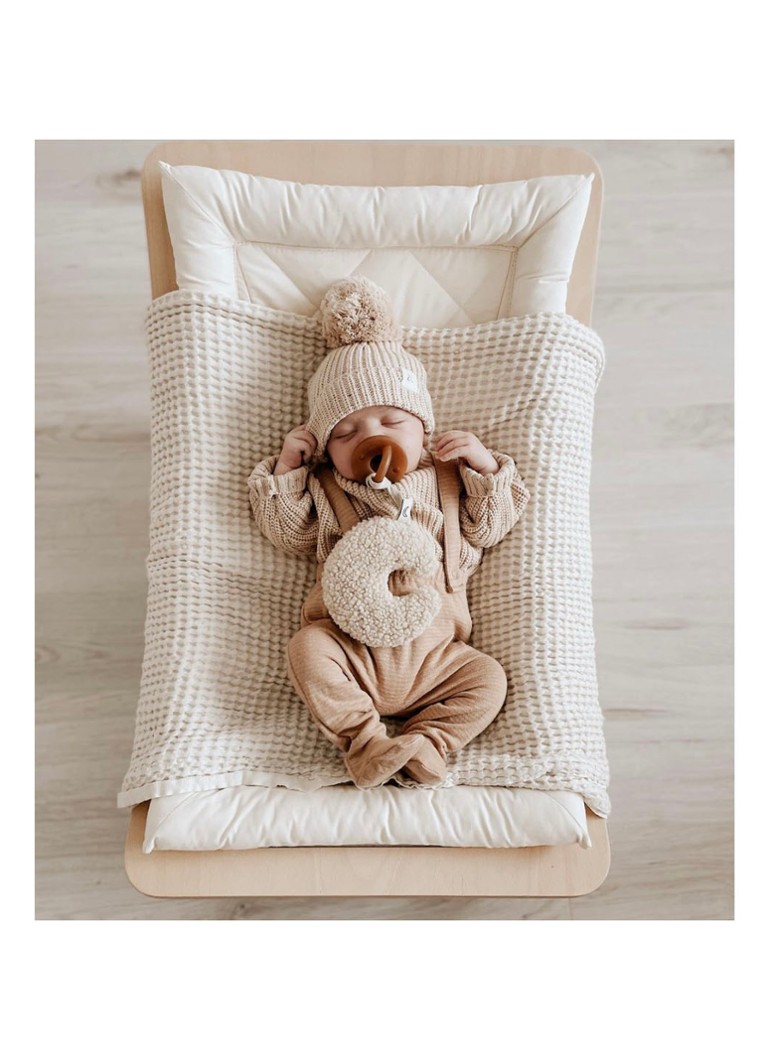 Suzetă din material textil Dappermaentje Teddy