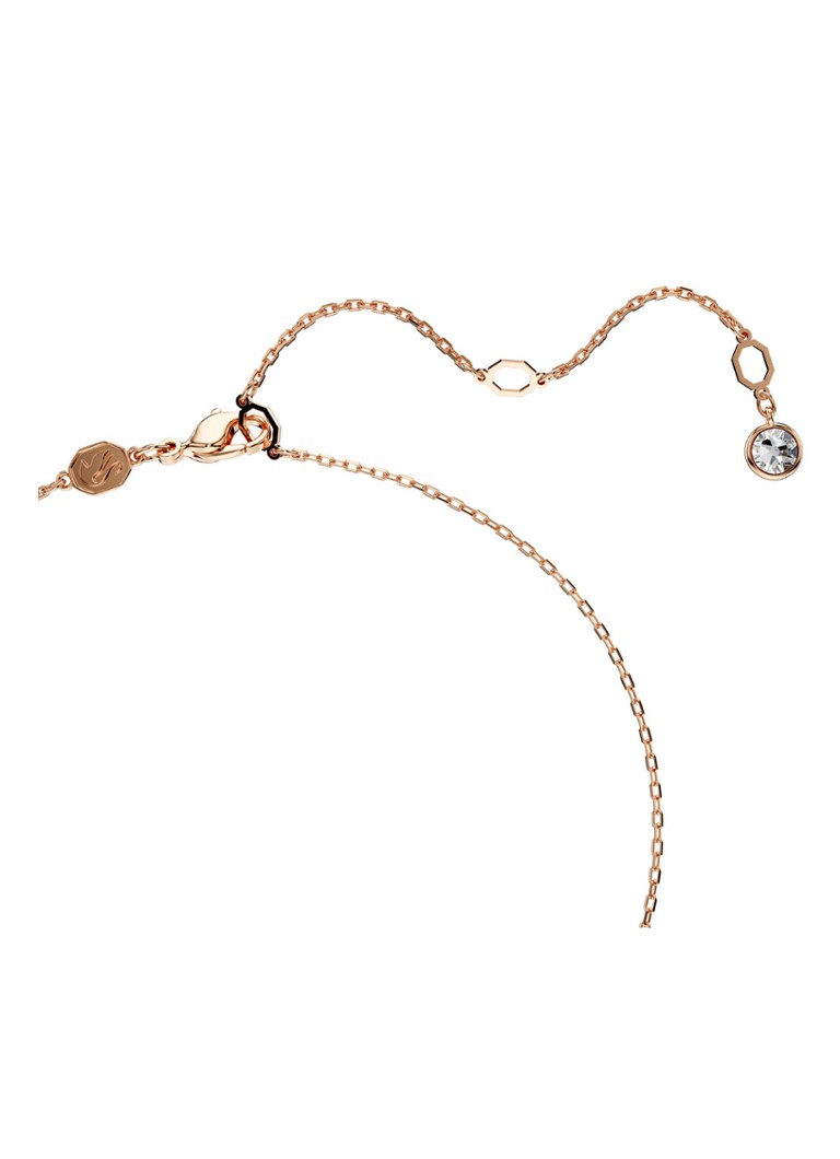 Swarovski Hyperbola set of necklace and bracelet gold-plated