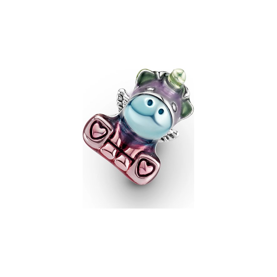 Pandora Charm Moments Bruno das Einhorn in Regenbogenfarben