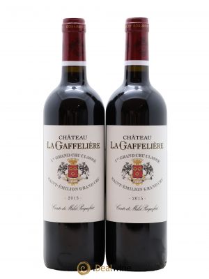 Château la Gaffelière 1er Grand Cru Classé B  2015 - Lot de 2 Bouteilles