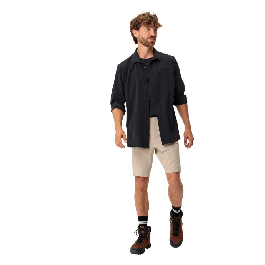 Farley Stretch Langarm Shirt Herren