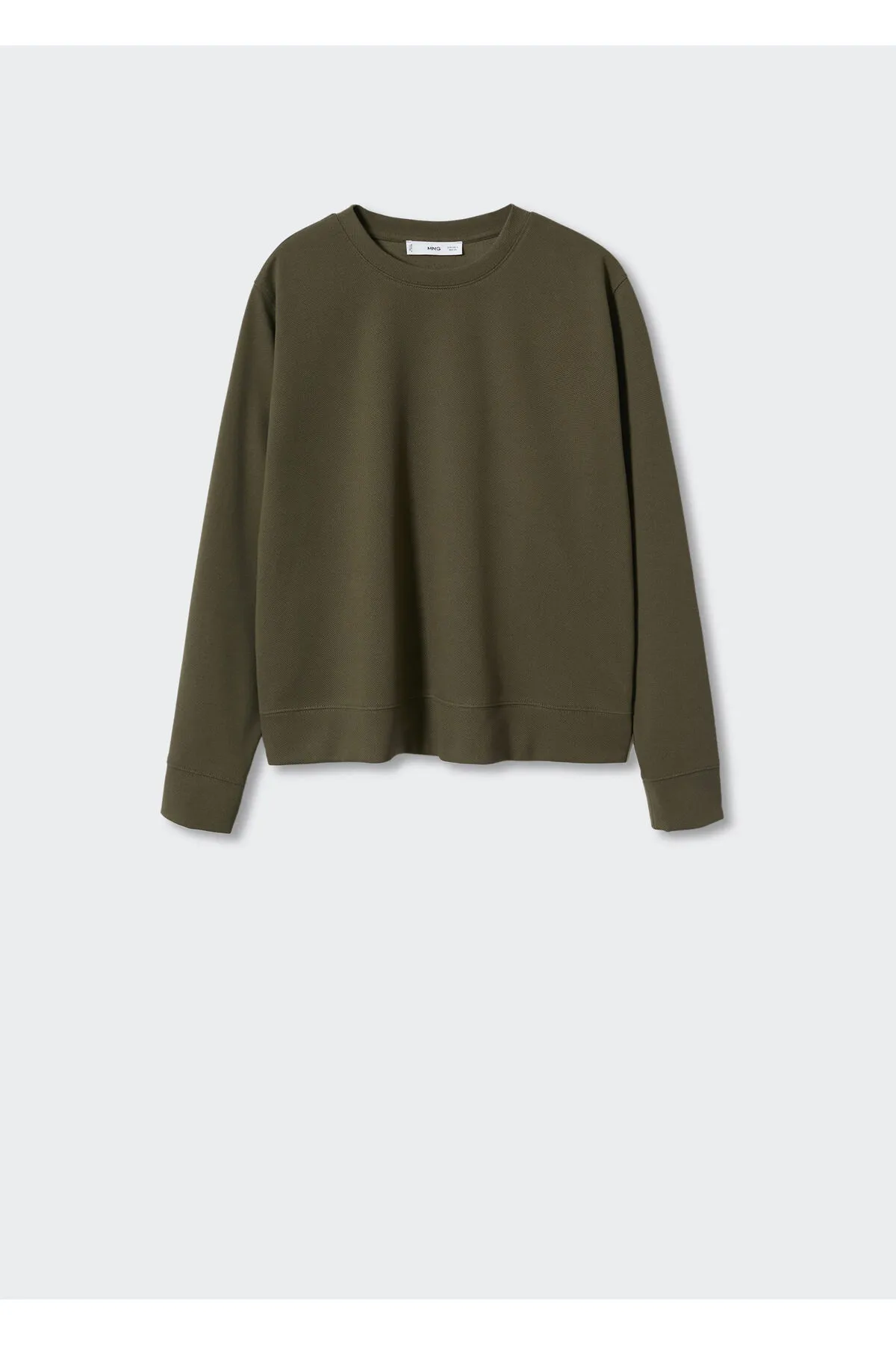 MANGO  Khakifarbenes Damen-Sweatshirt 37063840