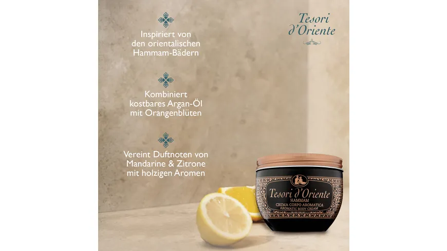 Tesori d'Oriente Körpercreme Hammam 300 ml