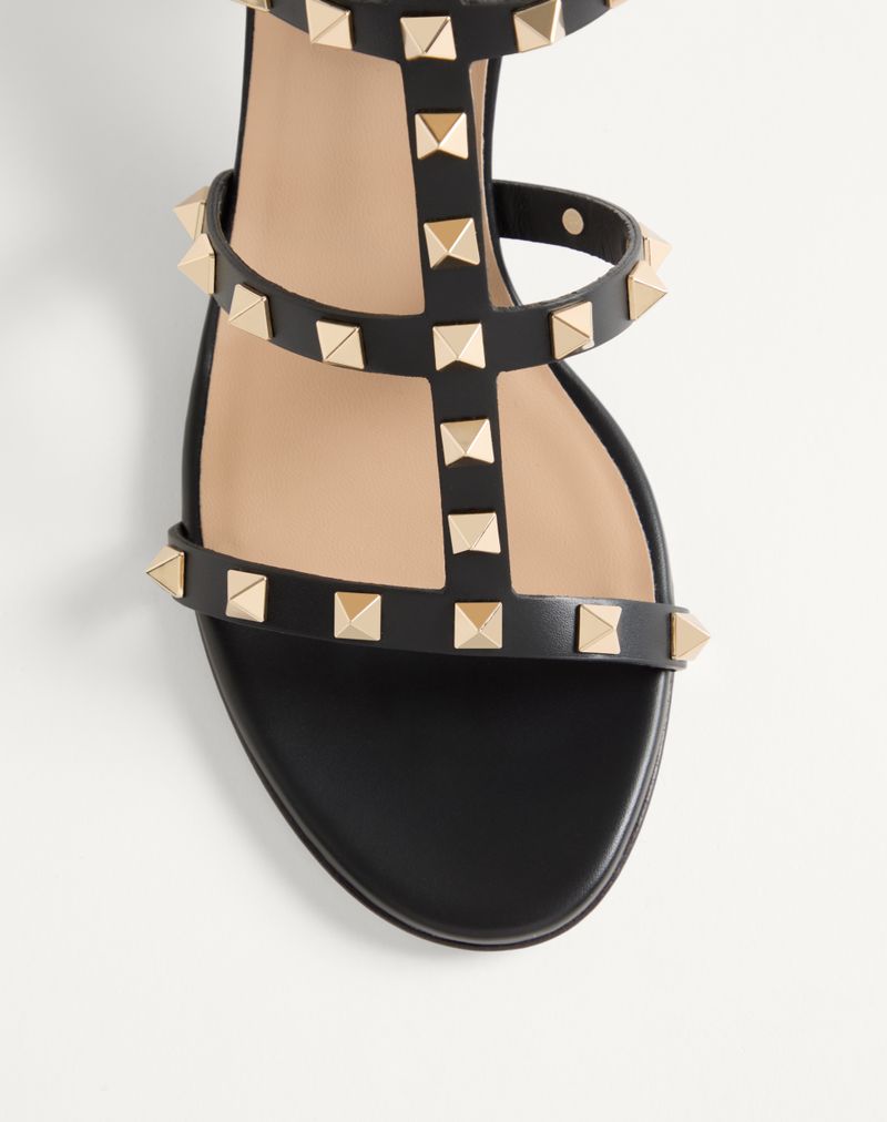 Rockstud sandaal met 60 mm bandjes