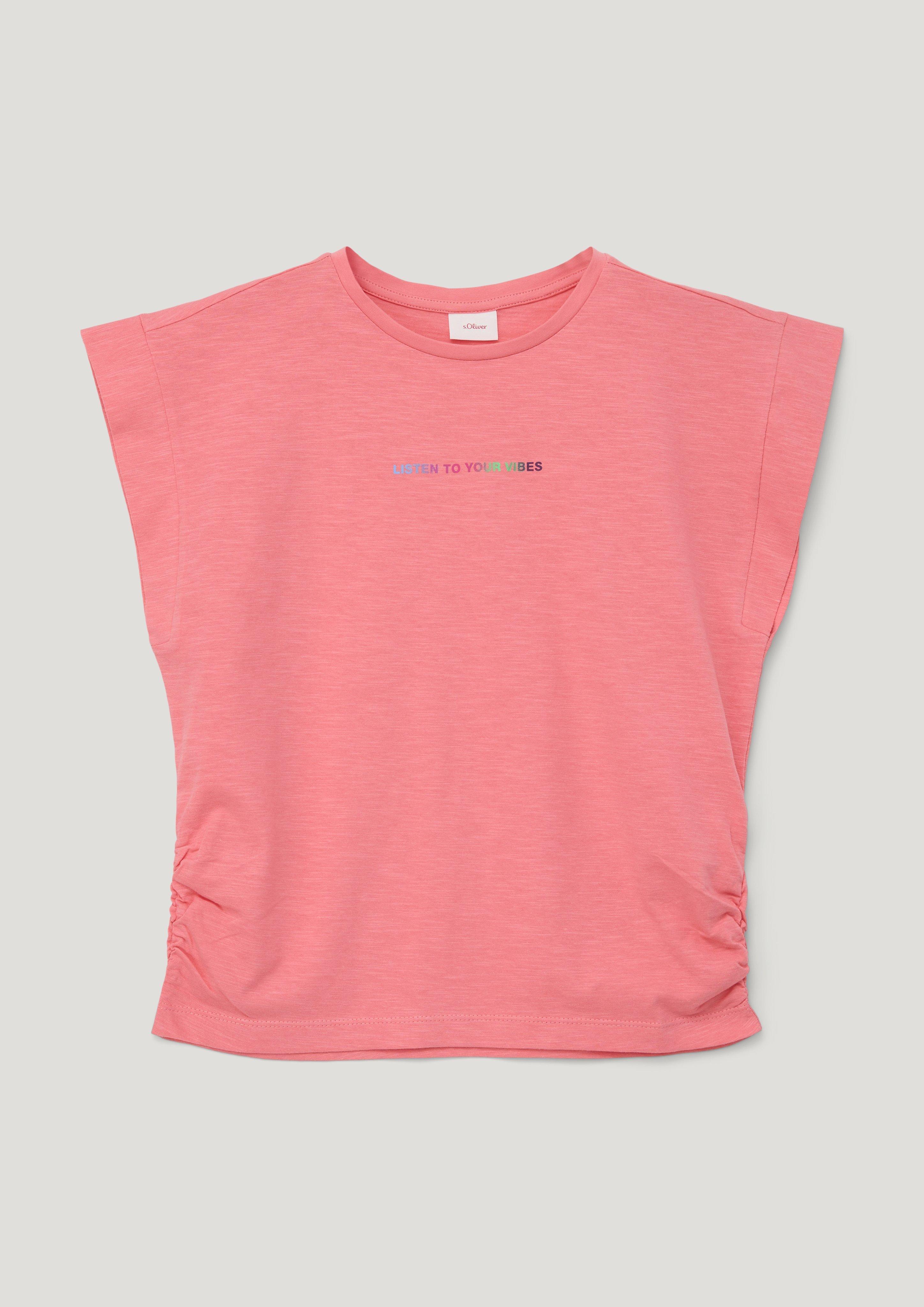 T-Shirt mit Raffungen  2130477-4334