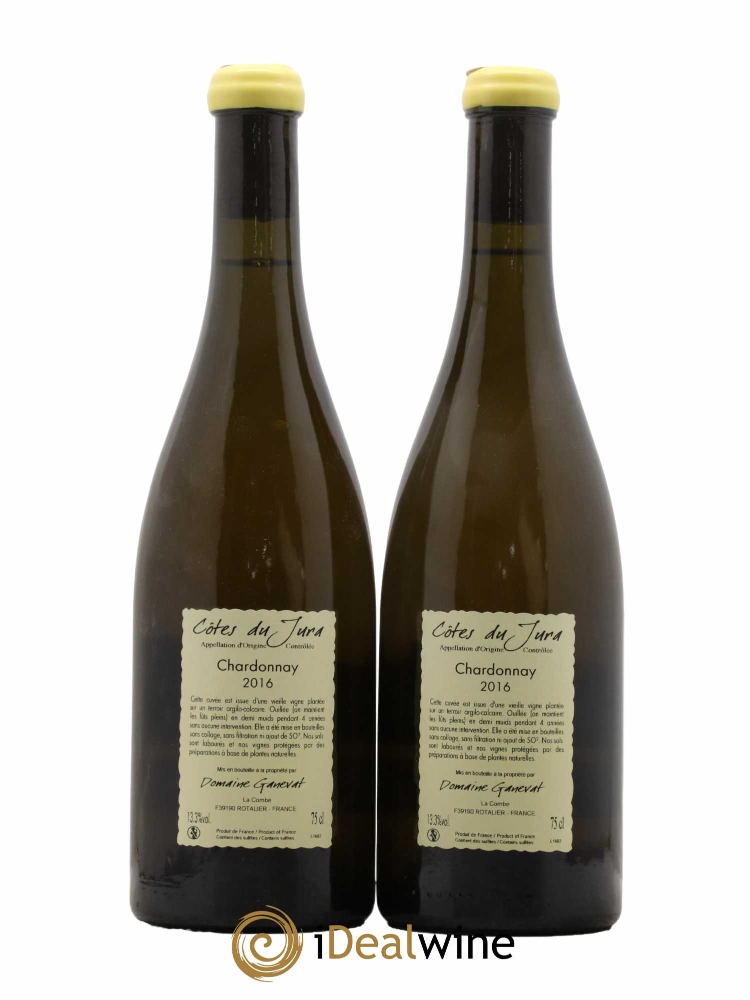 Côtes du Jura Les Chamois du Paradis Jean-François Ganevat (Domaine)  2016 - Lot de 2 Bouteilles