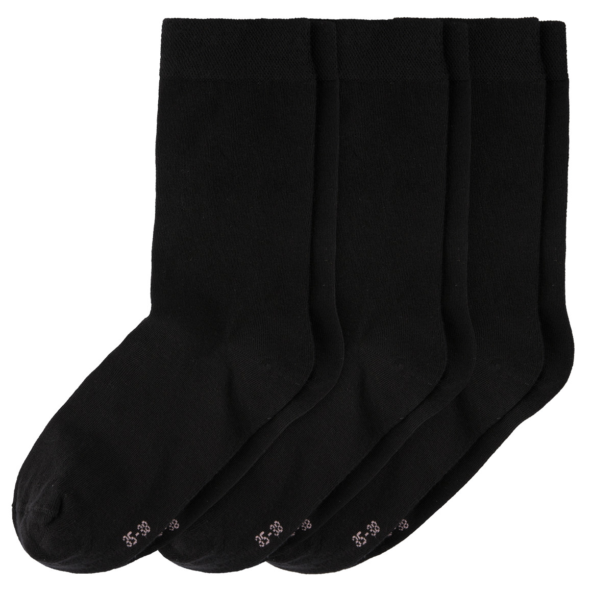 3 Paar Damen Socken mit Komfortbund