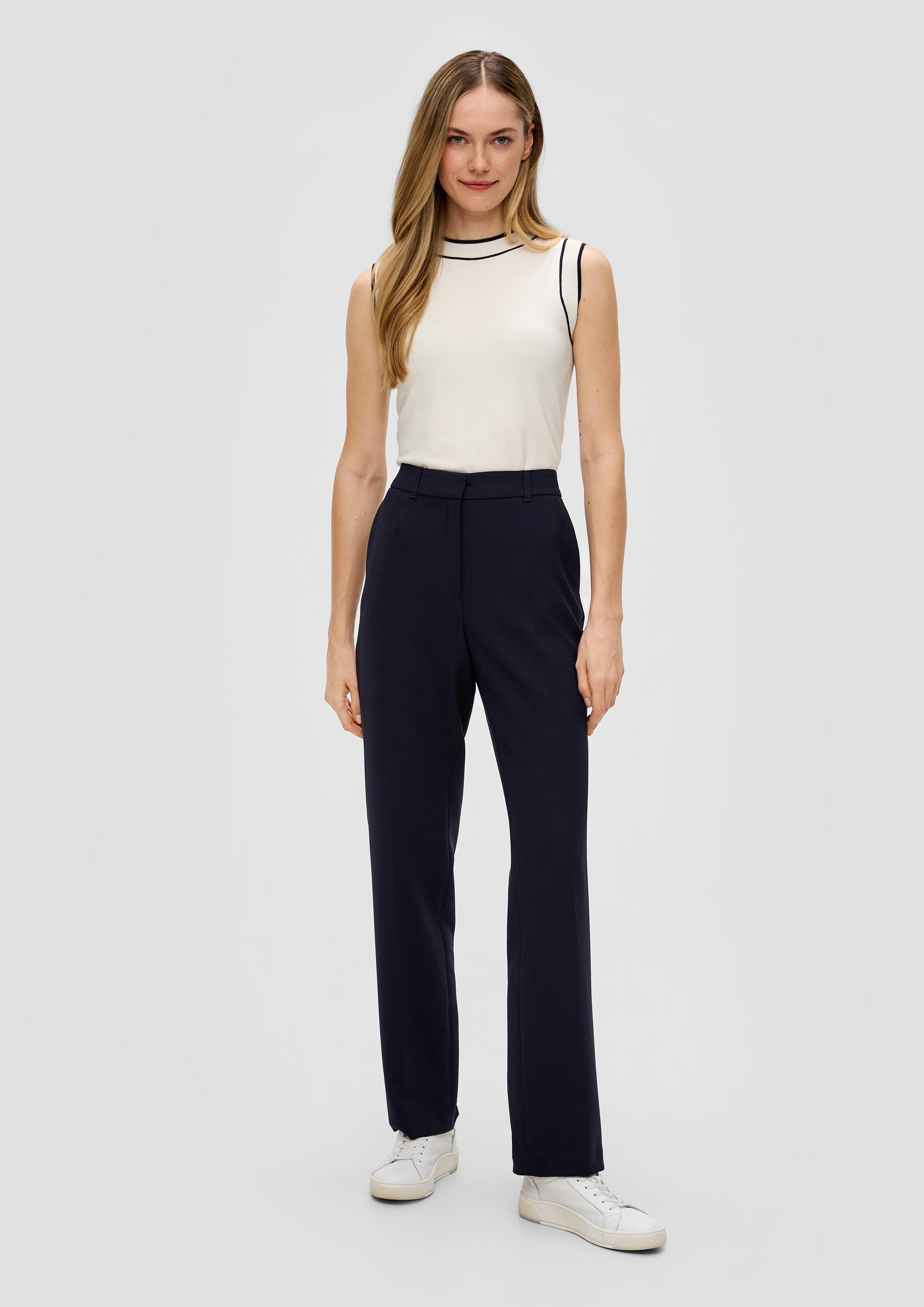 Straight-Leg-Hose aus Viskosemix  2148925-5959